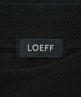 LOEFF（ロエフ）Tシャツ・カットソー 黒 サイズ:1(S位) レディース/2200708956045