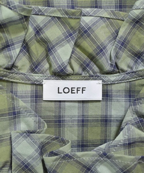 LOEFF（ロエフ）カジュアルシャツ 緑 サイズ:0(XS位) レディース/2200664248031