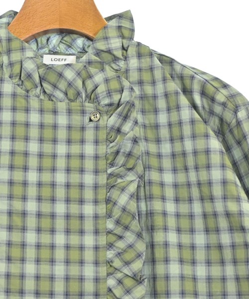 LOEFF（ロエフ）カジュアルシャツ 緑 サイズ:0(XS位) レディース/2200664248031