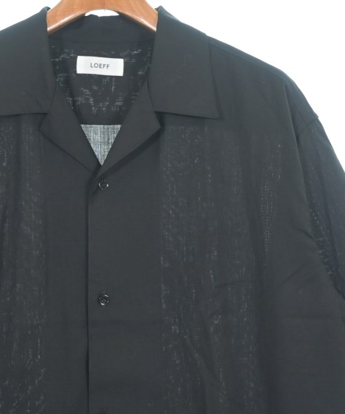 LOEFF（ロエフ）カジュアルシャツ 黒 サイズ:2(M位) メンズ/2200667196124