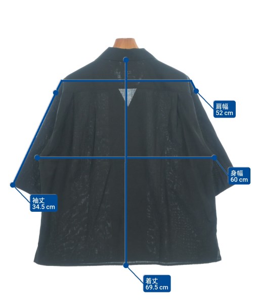 LOEFF（ロエフ）カジュアルシャツ 黒 サイズ:2(M位) メンズ/2200667196124