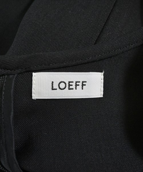 LOEFF（ロエフ）ワンピース 黒 サイズ:1(S位) レディース/2200666089021