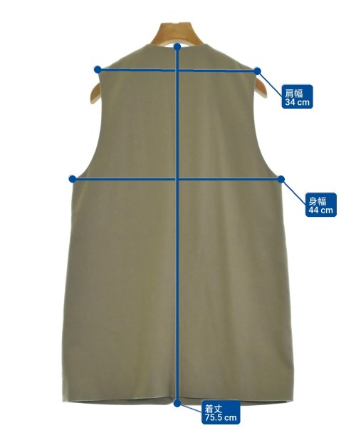 LOEFF（ロエフ）ベスト グレー サイズ:1(S位) レディース/2200666089120