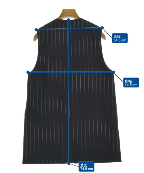 LOEFF（ロエフ）ベスト 黒 サイズ:1(S位) レディース/2200666089137