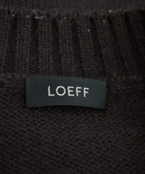 LOEFF（ロエフ）ニット・セーター 茶 サイズ:2(M位) メンズ/2200668790024