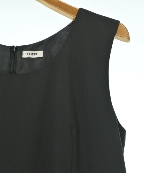 LOEFF（ロエフ）オールインワン/サロペット 黒 サイズ:0(XS位) レディース/2200667025035