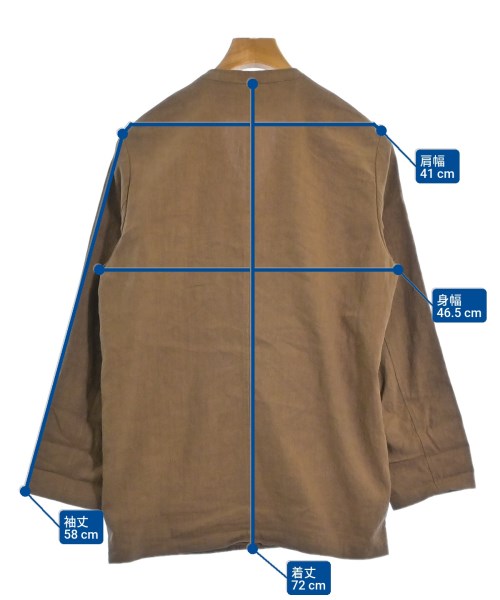 LOEFF（ロエフ）カジュアルジャケット 茶 サイズ:0(XS位) レディース/2200671268039