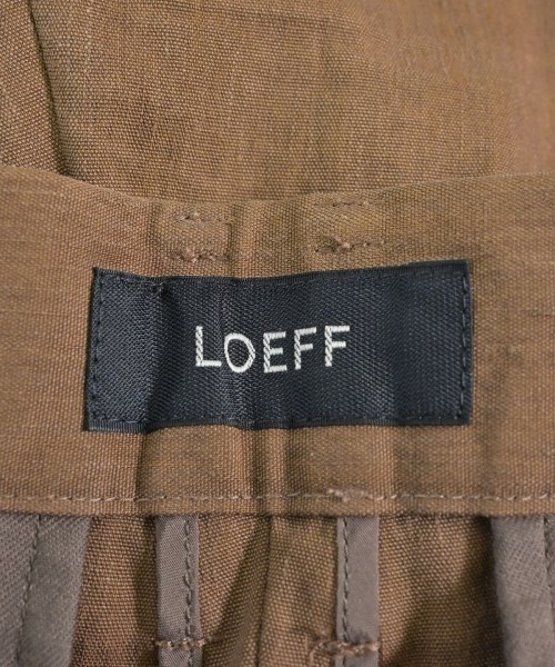 LOEFF（ロエフ）スラックス 茶 サイズ:0(XS位) レディース/2200671268046
