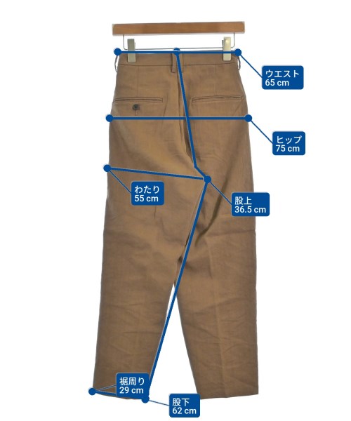 LOEFF（ロエフ）スラックス 茶 サイズ:0(XS位) レディース/2200671268046