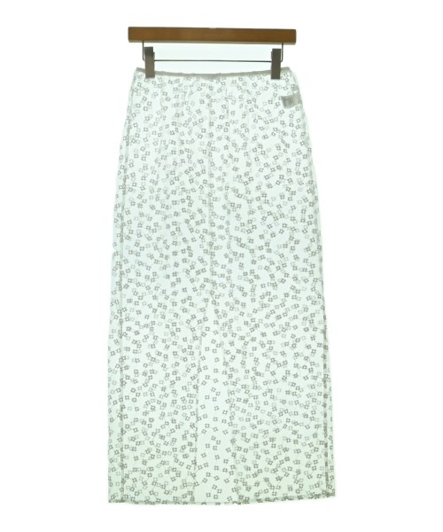 LOEFF(ロエフ)ロング・マキシ丈スカート 白 サイズ:0(XS位)/2200671398057