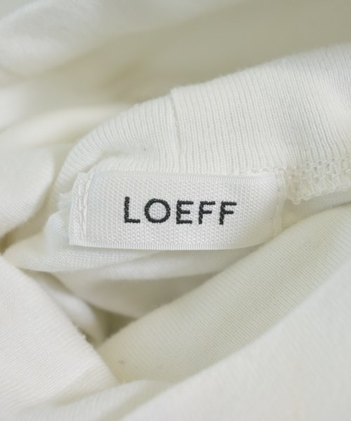 LOEFF（ロエフ）Tシャツ・カットソー 白 サイズ:F レディース/2200725715021