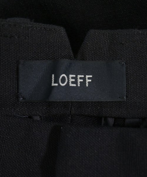 LOEFF（ロエフ）ショートパンツ 黒 サイズ:1(S位) レディース/2200732195021