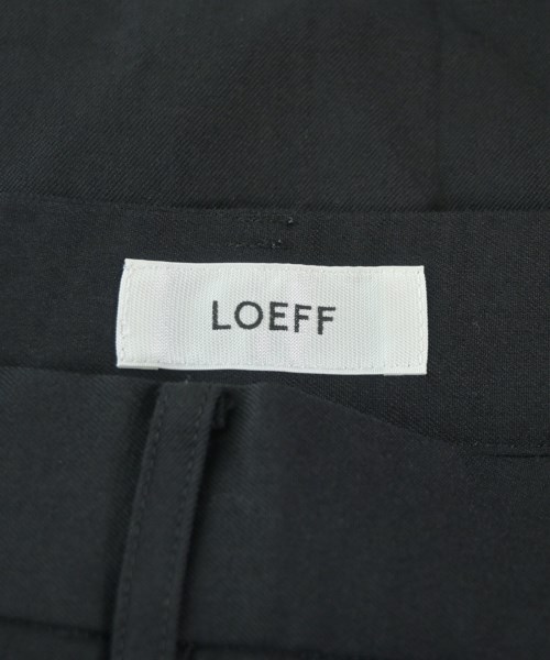 LOEFF（ロエフ）スラックス 黒 サイズ:0(XS位) レディース/2200724302178
