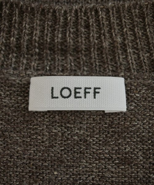 LOEFF（ロエフ）ニット・セーター 茶 サイズ:1(S位) レディース/2200724570102