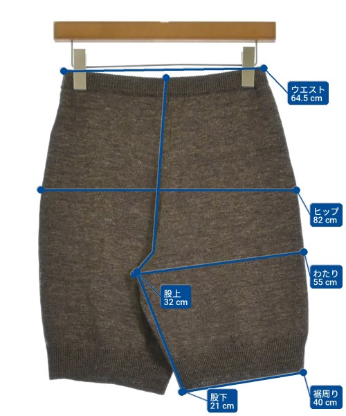 LOEFF（ロエフ）ショートパンツ 茶 サイズ:-(M位) レディース/2200724570133