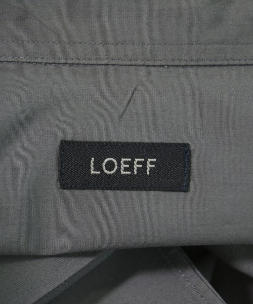 LOEFF（ロエフ）カジュアルシャツ グレー サイズ:1(S位) メンズ/2200725337131
