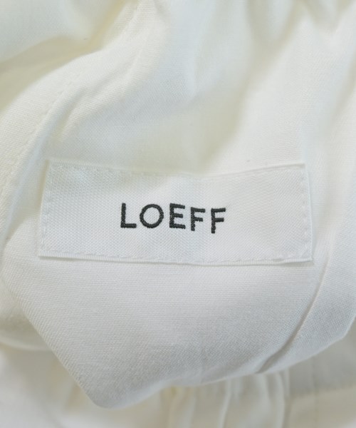 LOEFF（ロエフ）その他 白 サイズ:0(XS位) レディース/2200734121479