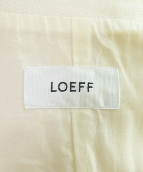 LOEFF（ロエフ）カジュアルジャケット 白 サイズ:0(XS位) レディース/2200720276060