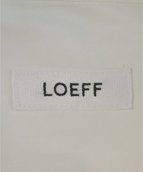 LOEFF（ロエフ）カジュアルシャツ 白 サイズ:0(XS位) レディース/2200721104034