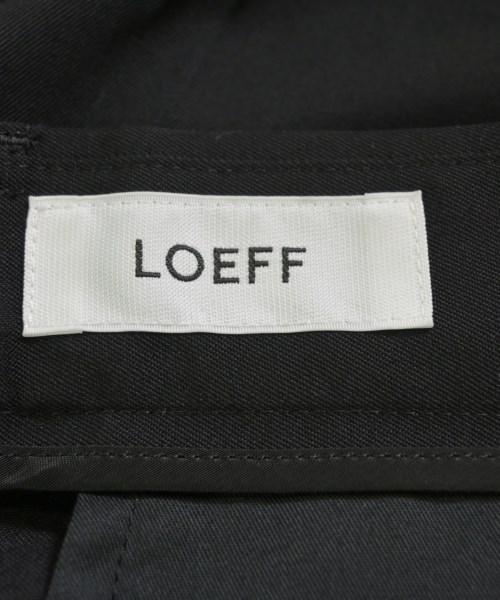 LOEFF（ロエフ）スラックス 黒 サイズ:1(S位) レディース/2200715990063