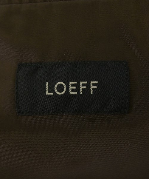 LOEFF（ロエフ）テーラードジャケット 茶 サイズ:0(XS位) レディース/2200723860044