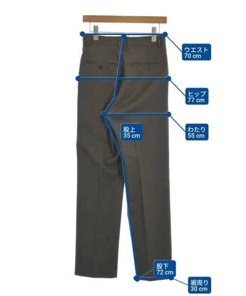 LOEFF（ロエフ）スラックス 茶 サイズ:1(S位) レディース/2200723860051