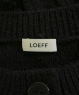 LOEFF（ロエフ）カーディガン 黒 サイズ:F レディース/2200727251206
