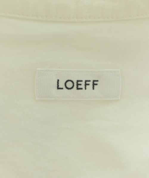 LOEFF（ロエフ）カジュアルシャツ 白 サイズ:1(S位) メンズ/2200727439048