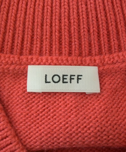 LOEFF（ロエフ）ニット・セーター 赤 サイズ:F レディース/2200728215016