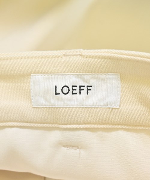 LOEFF（ロエフ）スラックス 白 サイズ:2(M位) レディース/2200681000049
