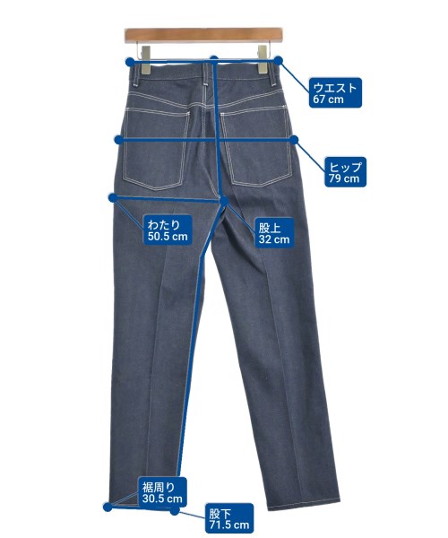 LOEFF（ロエフ）デニムパンツ 紺 サイズ:0(XS位) レディース/2200681062115