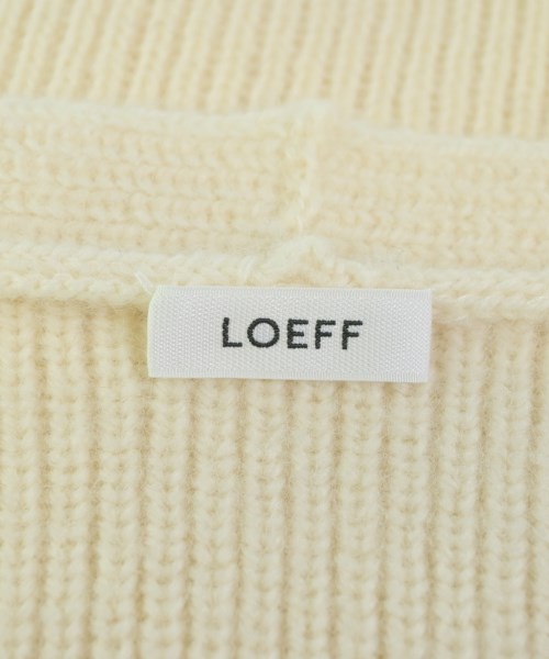 LOEFF（ロエフ）ニット・セーター 白 サイズ:F レディース/2200679277347