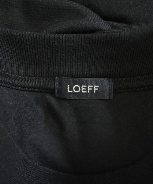 LOEFF（ロエフ）Tシャツ・カットソー 黒 サイズ:1(S位) メンズ/2200680656308
