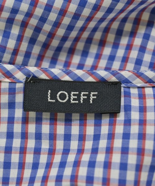 LOEFF（ロエフ）ブラウス 青 サイズ:F レディース/2200682522182