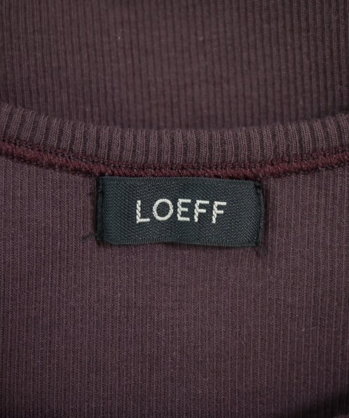 LOEFF（ロエフ）Tシャツ・カットソー 紫 サイズ:-(XS位) レディース/2200683683110