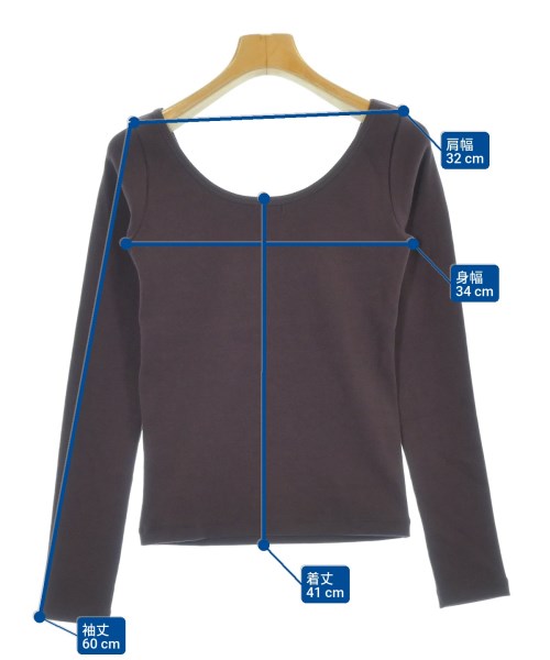 LOEFF（ロエフ）Tシャツ・カットソー 紫 サイズ:-(XS位) レディース/2200683683110