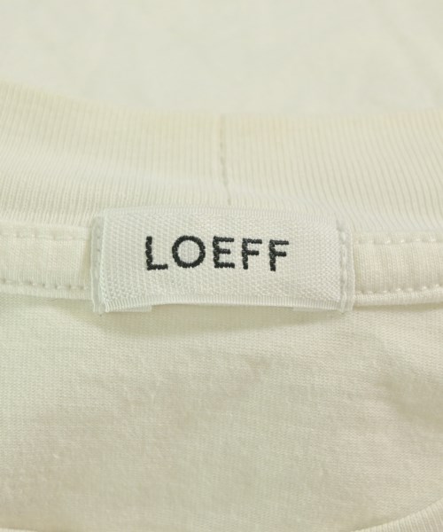 LOEFF（ロエフ）Tシャツ・カットソー 白 サイズ:-(M位) レディース/2200684558097