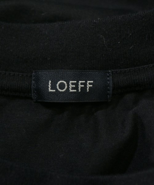LOEFF（ロエフ）Tシャツ・カットソー 黒 サイズ:-(M位) レディース/2200683201161
