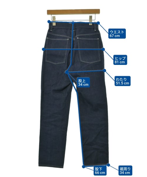 LOEFF（ロエフ）デニムパンツ 紺 サイズ:0(XS位) レディース/2200685628089