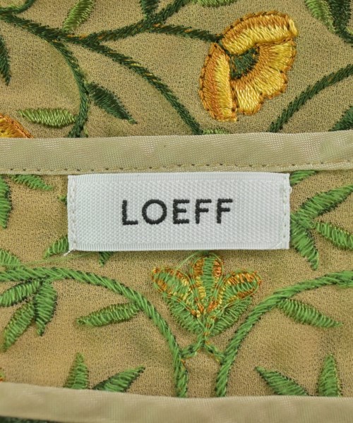 LOEFF（ロエフ）ブラウス ベージュ サイズ:F レディース/2200685628553