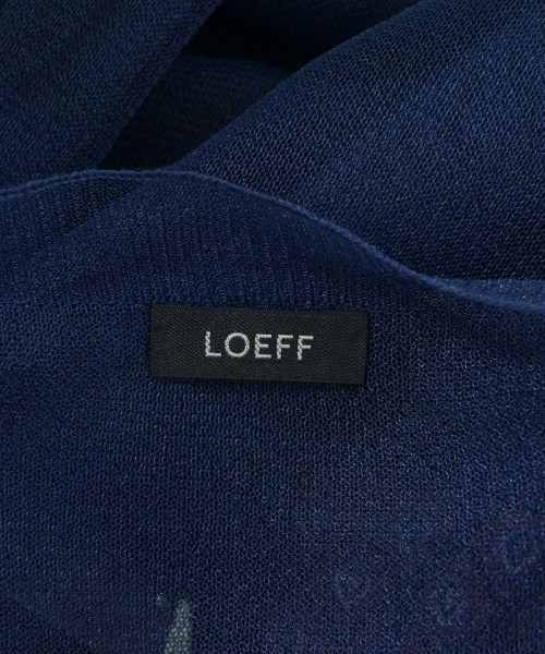 LOEFF（ロエフ）ニット・セーター 青 サイズ:F レディース/2200691616377
