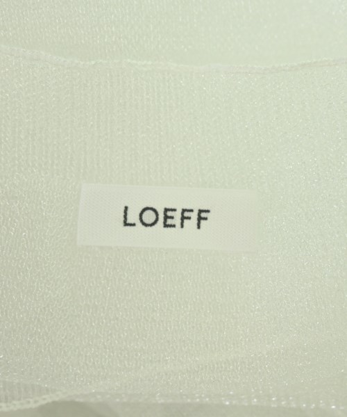 LOEFF（ロエフ）ニット・セーター 白 サイズ:F レディース/2200691619934