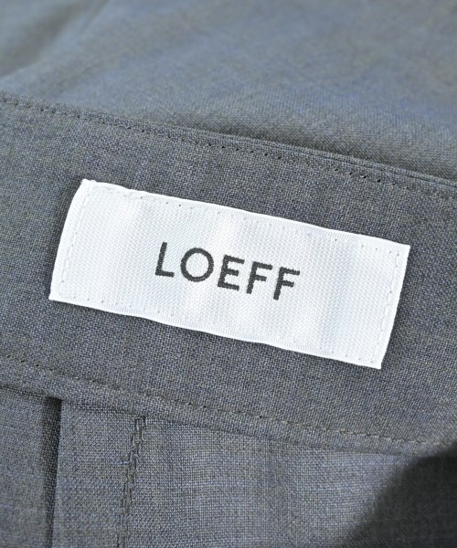 LOEFF（ロエフ）スラックス グレー サイズ:00(XS位) レディース/2200677068022