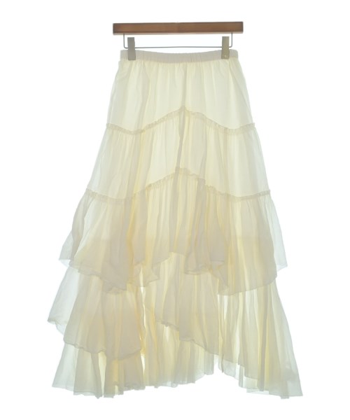 CASA FLINE（カーサフライン）ロング・マキシ丈スカート 白 サイズ:F レディース/2200611749062