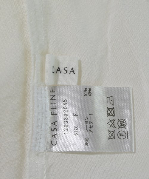 CASA FLINE（カーサフライン）ブラウス 白 サイズ:F レディース/2200677448022