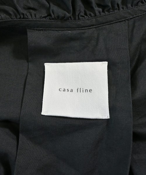 CASA FLINE（カーサフライン）シャツワンピース 黒 サイズ:F レディース/2200707941158