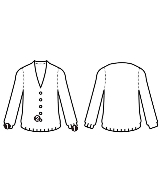 CASA FLINE（カーサフライン）カーディガン 白 サイズ:F レディース/2200702788024