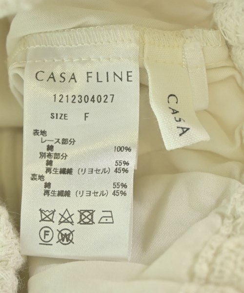 CASA FLINE（カーサフライン）ロング・マキシ丈スカート 白 サイズ:F レディース/2200684877075