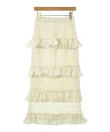 CASA FLINE（カーサフライン）ロング・マキシ丈スカート 白 サイズ:F レディース/2200684877075