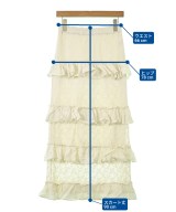 CASA FLINE（カーサフライン）ロング・マキシ丈スカート 白 サイズ:F レディース/2200684877075